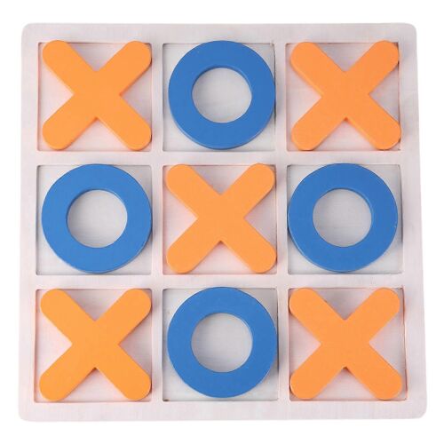 Jeu D'échecs Classique En Bois Massif Pour Enfants, Améliore La Réflexion Et La Résolution De Problèmes (Jaune Et Rose)-Bleu Orange