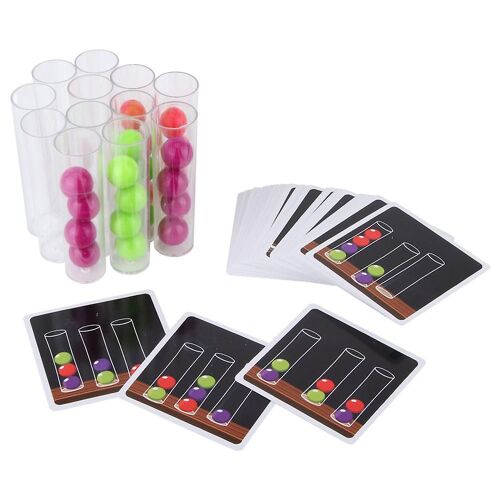 Jeu De Réflexion Logique Et D'inférence Pour Enfants, Jeu De Tube À Essai, Jouet Éducatif Précoce Pour La Résolution De Problèmes