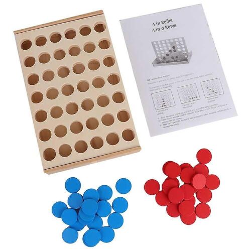 Jeu De Dames Éducatif Classique En Bois Pour Enfants, Jeu Familial
