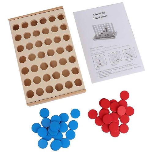 Jeu De Dames Éducatif Classique En Bois Pour Enfants, Jeu Familial