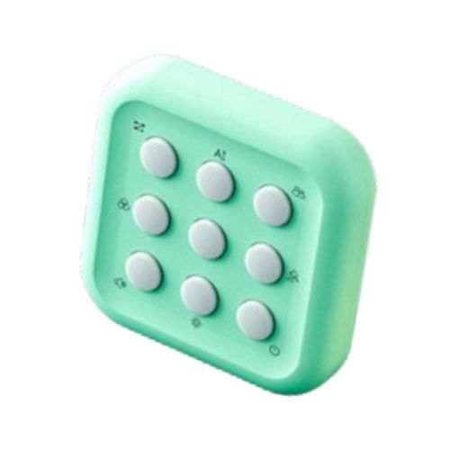 Jeu De Morpion Électronique Éducatif Portable Pour Le Développement De La Mémoire Familiale De Couleur Verte-Vert