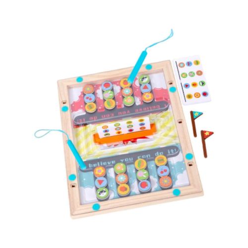 Kit De Jeu De Labyrinthe De Combat En Quatre Couleurs Pour Enfants - Idéal Pour Les Cadeaux À La Maison Et Les Défis Amusants