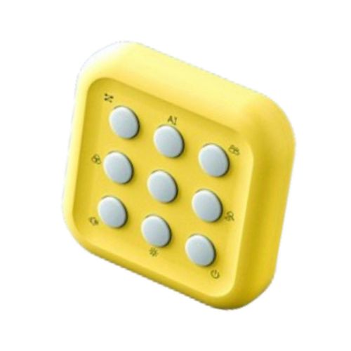Jeu De Morpion Électronique Éducatif Portable Pour Le Développement De La Mémoire Familiale De Couleur Verte-Jaune