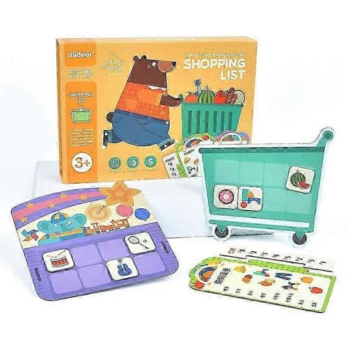 Liste de courses 2025 Jeux de société Jouets de verger pour enfants Jeu de mémoire arithmétique Jouets de puzzle logique