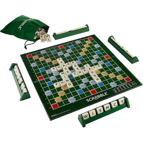 Jeu De Scrabble De Luxe Avec Tuiles Verrouillables Pour S'amuser En Famille