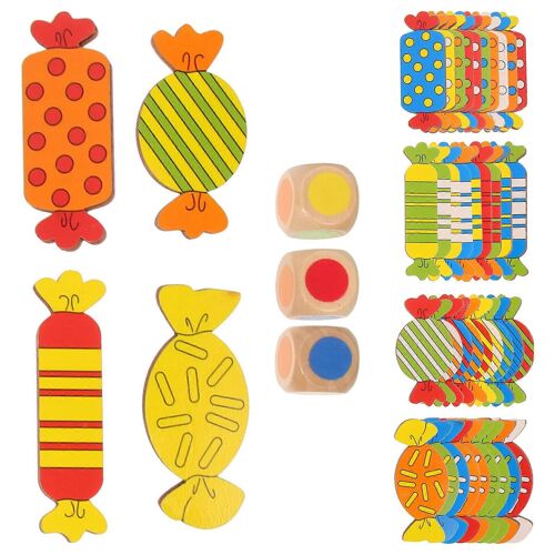 Jeu De Correspondance Des Couleurs Pour Enfants, Jeu De Tri, Gravure, Jouet Éducatif, Jeu De Société En Forme De Bonbons De Couleurs Assorties, Ensemble De Développement Cognitif