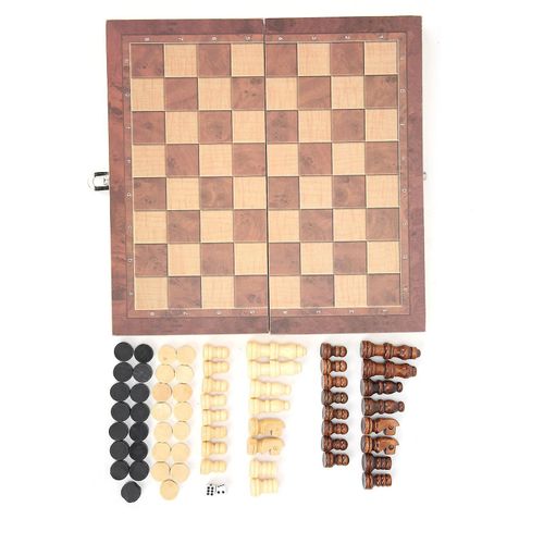 Jeu D'échecs 3 En 1 Gobang, Échiquier Pliable, Jeu D'échecs Interactif Portable, 24 X 24 Cm