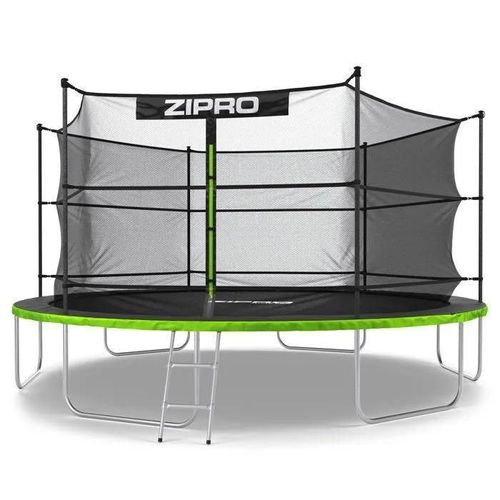 Trampoline De Jardin Zipro Jump Pro Avec Filet De Sécurité Et Échelle - Marque Zipro - 435 Cm - Poids Max 150 Kg