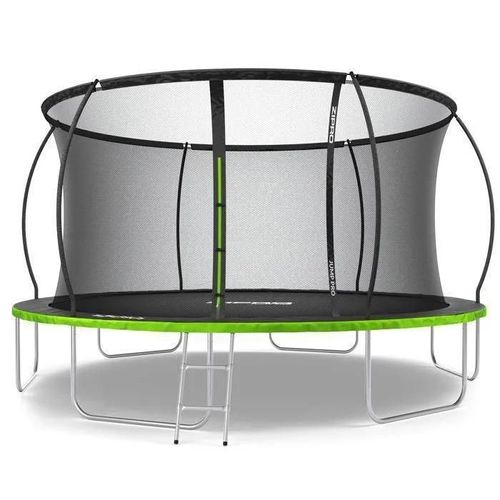 Trampoline De Jardin Zipro Jumppro Premium 14ft (Ø 435 Cm) Avec Filet Intérieur ¿ Sécurité Et Montage Facile, Jusqu'à 150 Kg