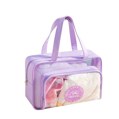 Sac de piscine sac de natation week-end sac de bain de douche cloison de séparation sèche-humide trousse de toilette Portable sacs de natation imperméables en PVC