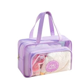 Sac de piscine sac de natation week-end sac de bain de douche cloison de séparation sèche-humide trousse de toilette Portable sacs de natation imperméables en PVC