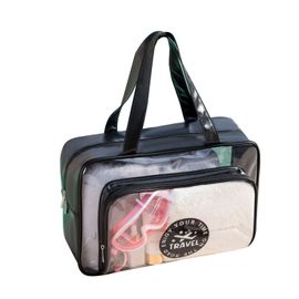 Sac de piscine sac de natation week-end sac de bain de douche cloison de séparation sèche-humide trousse de toilette Portable sacs de natation imperméables en PVC