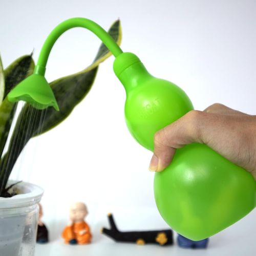jum-Petit Arrosoir Plante Interieur Arrosoir Jardin En Forme De Gourde 325Ml Petit Arrosoir Pour Arroser D'UneMain,Arrosoir Pour Bonsaï Plantes Fleurs Vert