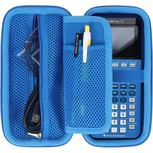 Dur Étui de Protection Compatible avec TI-83 Premium CE/TI 82/TI-NSPIRE CX II-T/TI-30 ECO RS/TI-84 Plus CE-T/TI-Nspire CX Cas Calculatrice Graphique.[H2]