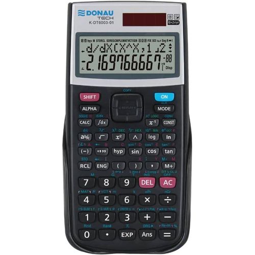 LETNERNY-Tech Calculatrice Scientifique Technique/Calculatrice/Solaire Et Batterie / 401 Fonctions/Noir/Étui De Protection/Calculatrice Scolaire/Étui Coulissant / 16,4 X 8,4 X 1,9 Cm