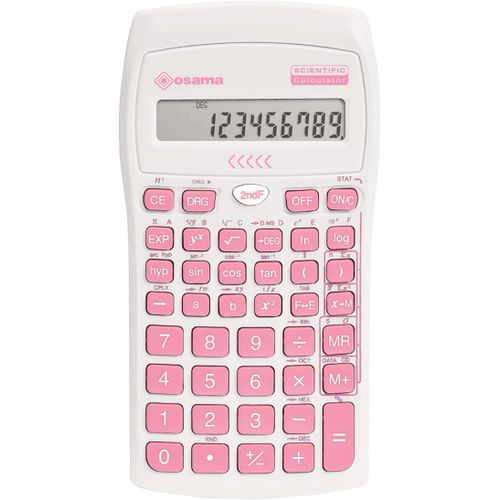 TEPPD-- Calculatrice Scientifique 56 Fonctions, 10 Chiffres Mantissa et 2 exposants, Choses pour l'école avec étui Coulissant valable pour Les examens d'État - Matériel Scolaire pour Back to School,