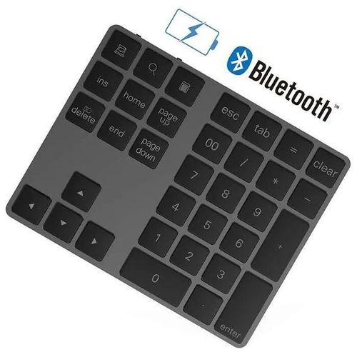 Pave Numerique Bluetooth, Clavier sans Fil en Externe à 34 Touches pour Laptop Windows Compatible mac aTablette Android Smartphone