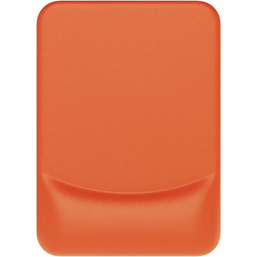 Mouse Pad Gel Mouse Pad with Wrist Rest,Non-Slip Rubber Base for Laptop PC Office Gaming (Orange A)