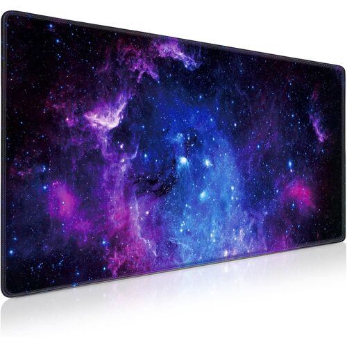 Tapis de Souris Gamer, 900 x 400mm XXL Tapis Souris Gaming Grand, Tapis Bureau Antidérapant Étanche, sous Main Souris à Bords Cousus pour Gamer, Ordinateur, PC