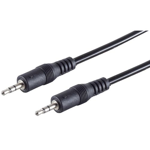 KALANKA-5 x 1,5 m - Fiche jack noire 2,5 mm vers 2,5 mm - Câble audio stéréo - Transmission de signal de qualité supérieure - Connecteurs moulés - Contacts nickelés - Parfait pour les appareils