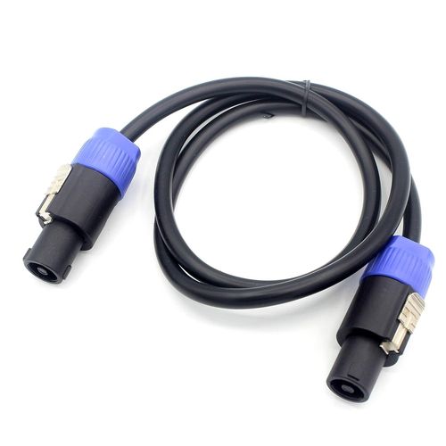 KALANKA-Câble Haut-Parleur Professionnel Speakon NL4FC 4 conducteurs pour bi-amplificateur 1m
