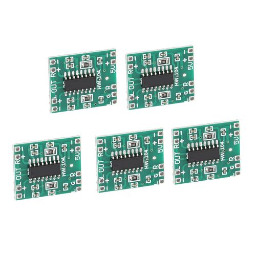 KALANKA-5Pcs PAM 8403, Module Amplificateur 3W 2.5V-5.5V, 4-8ohms, Module d'Amplificateur de Puissance Audio Stéréo pour PAM8403 Audio Amplifier Module, Digital Power Board