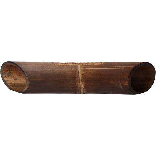 KALANKA-Haut-Parleur en Bambou Lisse Foncé pour Smartphone.100% végétal. Amplificateur sans consommation électrique. Artisanat