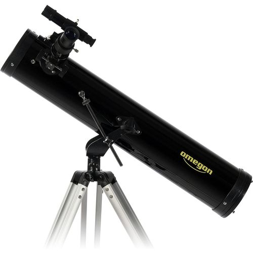Télescope Omegon 76/700 + Monture Azimutale Type A + Oculaires + Redressement + Barlow
