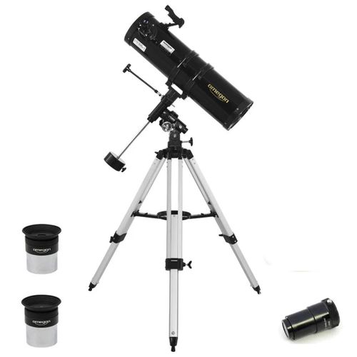 Télescope Omegon 150/750 + Monture Equatoriale Type C + Oculaires + Barlow