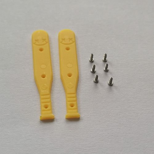 Rails De Touche Avec Vis,Nouvelle Forme - Type Bat Yellow