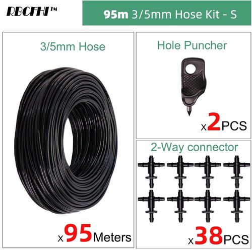 Tuyau d'arrosage et d'irrigation en PVC,tube d'arrosage à 2 voies,bonsaï,plante,fleur,goutteur,flèche,tube d'arrosage,jardinage,140 en effet,5, - Type SX95M