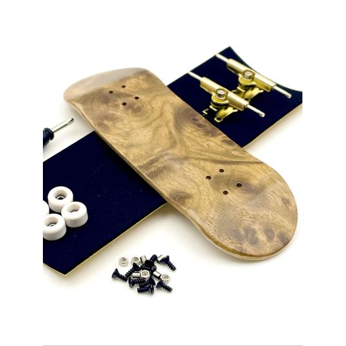 Jeu De Diapasons De 32 Mm Avec Roues De Roulement De Camions En Métal De Pont En Bois D'érable - Type 32mm Burl