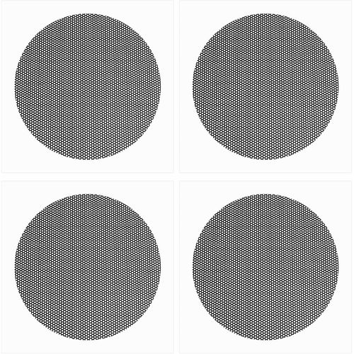 Chenquansarl-Lot De 4 Housses Anti-Poussière Circulaires En Maille De Nylon Pour Ventilateur De Ventilation Compatible Avec Console De Jeu Ps5 Noir