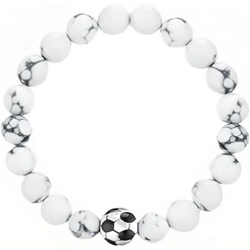 Adjustable 7-9 Pouces Bracelet Homme Football Personnalisé