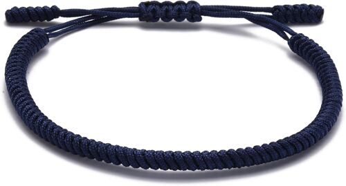 3 Tibetan Lucky Bracelets + Buddhist Gift! - Handmade Adjustable To Your Wrist For Men And Women. Woven Fabric Friendship Bracelets