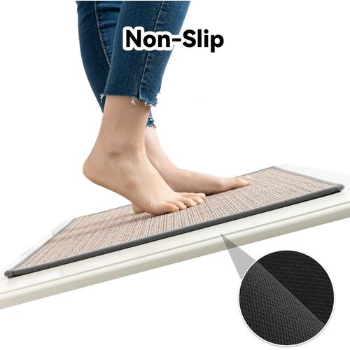 Kalanka-Tapis De Cuisine Antidérapants Tapis Lavable En Machine Absorbants Et Résistants Aux Taches(Gris,50 * 80cm)