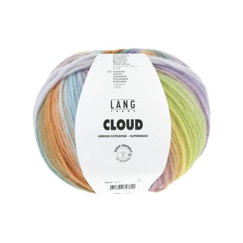 Pelote De Laine Cloud - 100gr - Lang Yarns. Color : 22 Multicolore