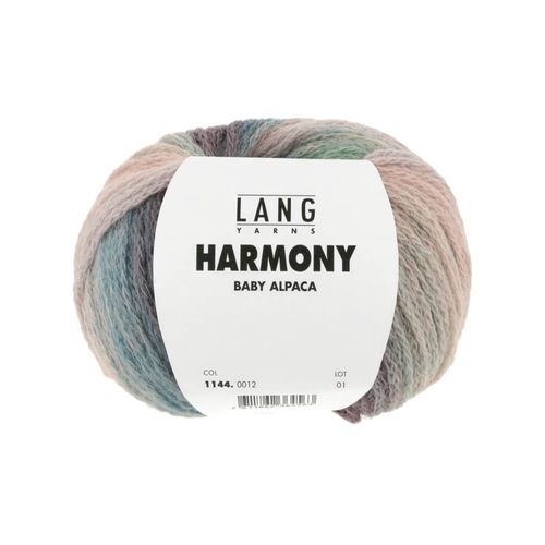 Pelote De Baby Alpaga Harmony - 100gr - Lang Yarns - Dégradés Poétiques. Color : 0012 Multicolore