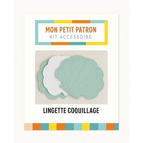 Patron Lingettes Coquillage Lavables (Tissus Inclus) - Mon Petit Patron Vendu Par 50 Cm