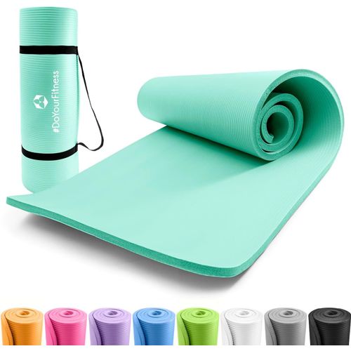 Tapis De Yoga Antidérapant|Épaisseur De 0,8cm À 2cm|183cm X 61cm Ou Xxl 190cm X 100cm|Tapis De Gymnastique Qui Protège Les Articulations|Débutants Et Avancés|Diverses Couleurs.[K404]