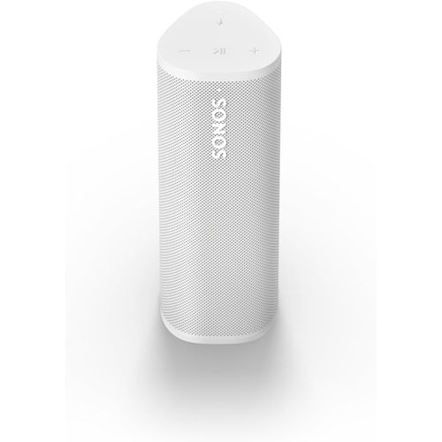 ChenQuanSarl-Roam 2 | Enceinte Nomade Légère Et Étanche Avec Bluetooth, Wi-Fi, 10 Heures D'Autonomie Et Contrôle Vocal Pour La Maison Et L'Extérieur - Blanc