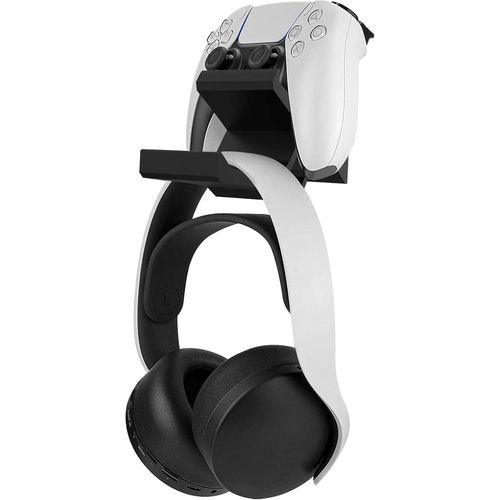 LORANKA-Double manette de jeu et support pour casque, support mural pour casque de jeu, crochet pour PS5, Xbox ONE, contrôleur de jeu, casque Pulse 3D (noir)