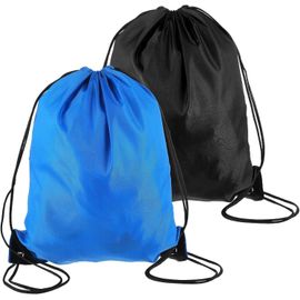 KALANKA-Sac a Dos Cordon,2 Pièces Sac de Sport Imperméable pour Homme Femme,Sac à Dos De Rangement Sac De Cordon pour Le Sport pour L'école Sport Voyage Gym