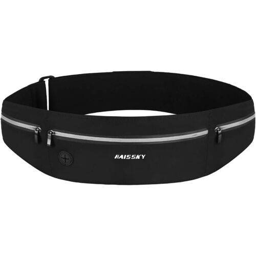 JEXNOVASHOP-Ceinture de Course, Ceinture Sport Sacs Bananes de Sport Réglable Etanche Running Belt pour Homme Femme Support de téléphone, Convient pour Gym, Jogging, Escalade, Fitness, Randonnée