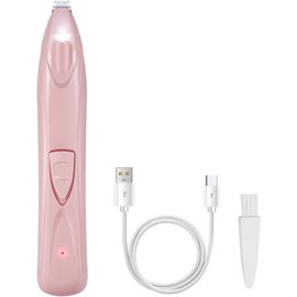 Tondeuse A Cheveux Pour Animaux De Compagnie,Usb Led Mini Électrique Tondeuses De Toilettage Pour Chien Pour Animaux De Compagnie Patte Yeux Oreilles Visage Croupe