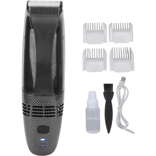 Twq-Tondeuse À Cheveux Kit De Tondeuse À Vide Usb Avec Puissante Aspiration Automatique Des Cheveux Pour La Barbe, Les Poils Du Visage, Le Chaume, La Tonte Des Cheveux, Le Rasoir Électrique Alimenté