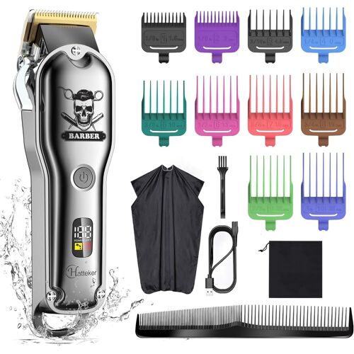 Tondeuse Cheveux Professionnelle Tondeuse À Cheveux Hommes Tondeuse Cheveux Et Barbe Tondeuse Barbe Longs Usb Rechargeable Indicateur Led