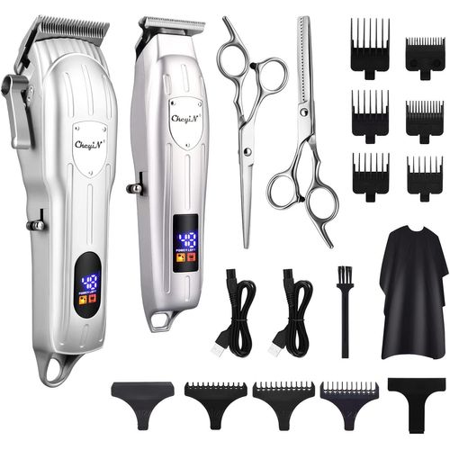 Kalanka-Tondeuse Cheveux Professionnelle, Coupe De Cheveux Electrique, Rechargeable Avec Ecran Led & 7 Longueurs De Réglage, Tondeuse Barbe Parfait Pour Les Hommes/Enfants/Barbiers Professionnels