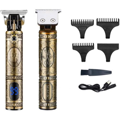 Tondeuse Cheveux Hommes Professionnelle Sans Fil. Tondeuse Barbe Led Pour Usage Domestique Et Salon De Coiffure. Pile Rechargeable Fournie,3 Peignes De Limite Et Câble Usb