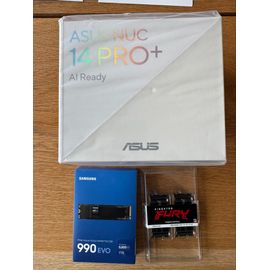 ASUS NUC 14 Pro+ Intel core Ultra 5 125H - 1.2 Ghz - Ram 32 Go - DD 1 To
